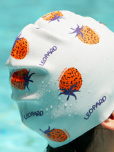 Leopard Berry Swim Cap