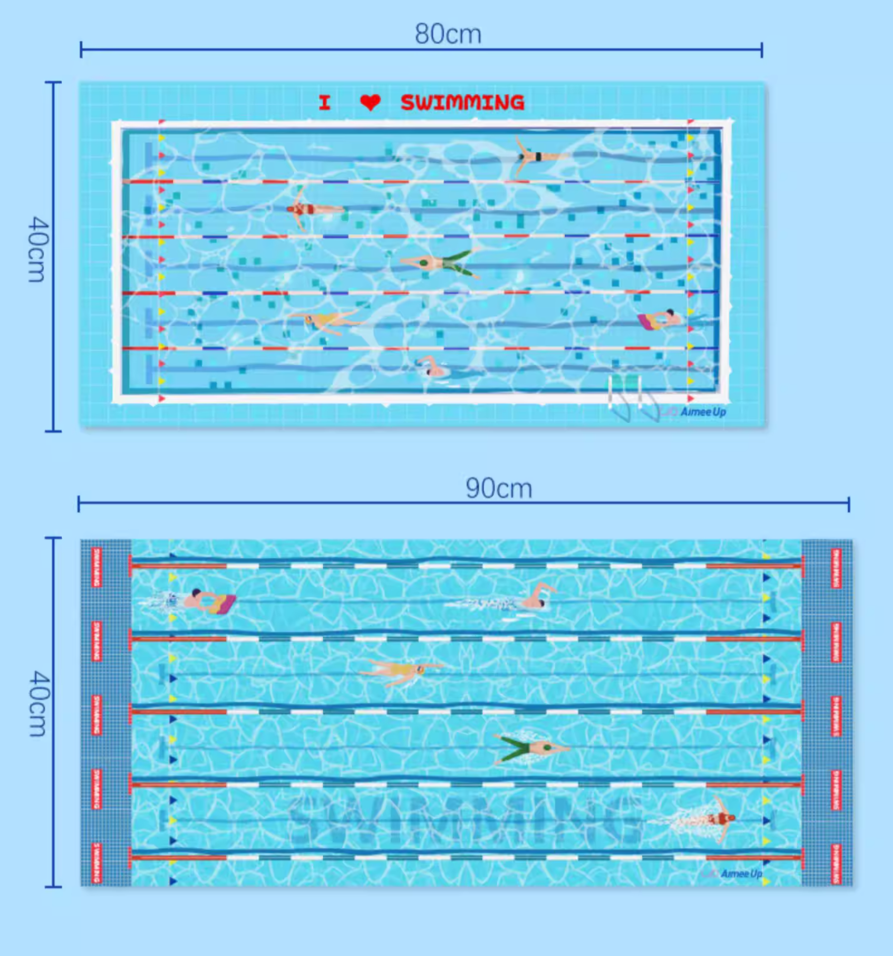 Pool Lane Long Desk Pad